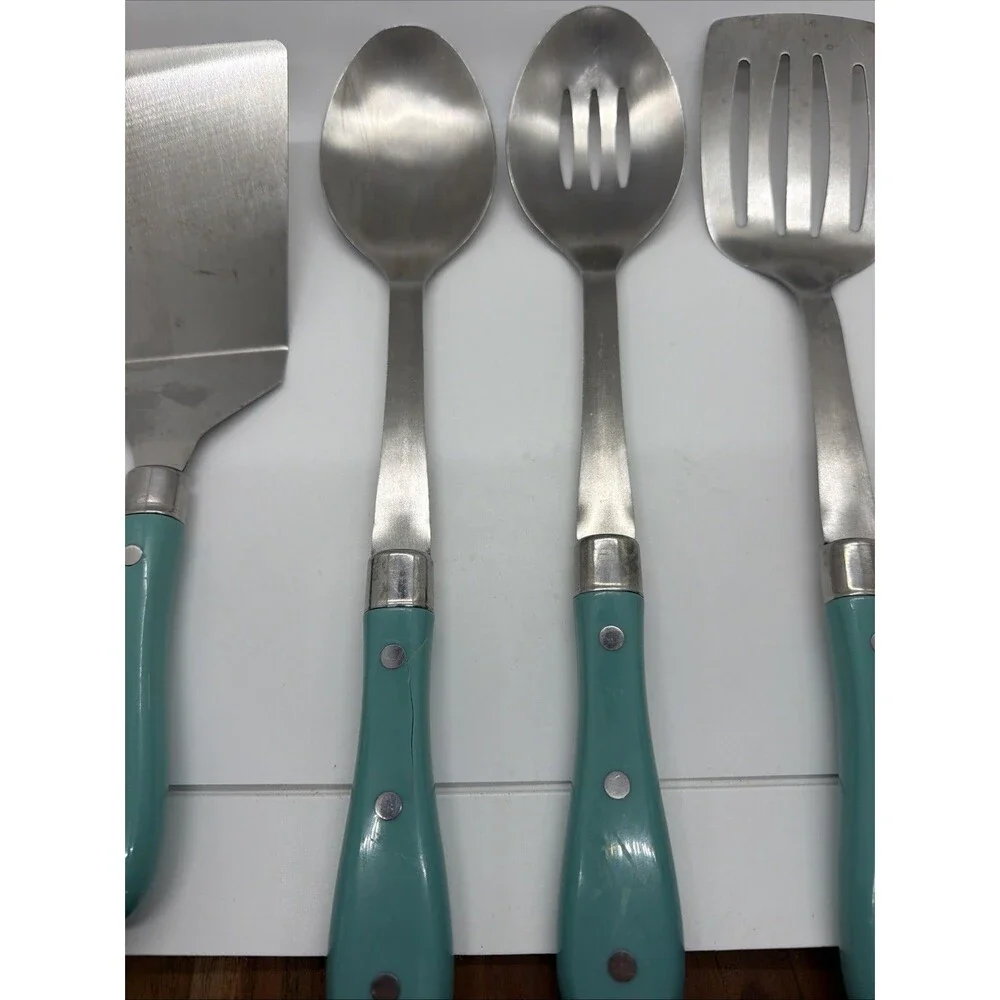 The Pioneer Woman Frontier Collection Stainless Steel COOKING Utensils- READ